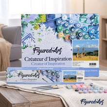 Charger l'image dans la galerie, peinture par numéros | Trois girafes dans la Brousse | animaux, girafes, intermédiaire, paysages | FiguredArt