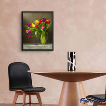 Charger l'image dans la galerie, peinture par numéros | Tulipes multicolores | fleurs, france, intermédiaire | FiguredArt