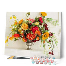 Charger l'image dans la galerie, peinture par numéros | Fleurs orangées | facile, fleurs | FiguredArt