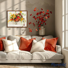 Charger l'image dans la galerie, peinture par numéros | Fleurs orangées | facile, fleurs | FiguredArt