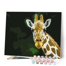 Charger l'image dans la galerie, peinture par numéros | Tête et cou de Girafe | animaux, facile, girafes | FiguredArt