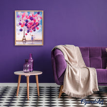 Charger l'image dans la galerie, peinture par numéros | Lâcher de Ballons à Paris | complexe, france, romantique, ville | FiguredArt