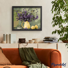 Charger l'image dans la galerie, peinture par numéros | Poires et fleurs | cuisine, fleurs, intermédiaire | FiguredArt