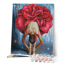 Charger l'image dans la galerie, peinture par numéros | Ballerine Fleur | danse, facile, fleurs | FiguredArt