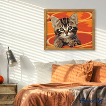 Charger l'image dans la galerie, peinture par numéros | Chaton et Bols | animaux, chats, facile | FiguredArt