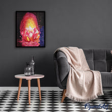Charger l'image dans la galerie, peinture par numéros | Lumière Lotus flottant | complexe, fleurs | FiguredArt