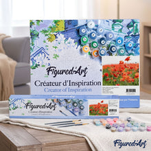 Charger l'image dans la galerie, peinture par numéros | Pavots | complexe, fleurs, paysages | FiguredArt