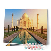 Charger l'image dans la galerie, peinture par numéros | Taj Mahal | complexe, ville | FiguredArt
