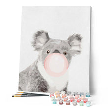 Charger l'image dans la galerie, peinture par numéros | koala et Chewing gum | animaux, facile, france | FiguredArt
