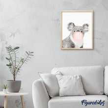 Charger l'image dans la galerie, peinture par numéros | koala et Chewing gum | animaux, facile, france | FiguredArt