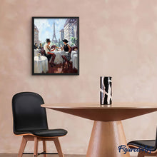 Charger l'image dans la galerie, peinture par numéros | Parisiennes | intermédiaire, romantique, ville | FiguredArt