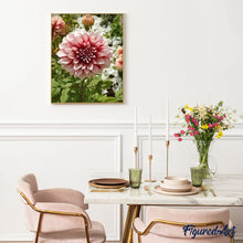 Charger l'image dans la galerie, peinture par numéros | Dahlia | complexe, fleurs | FiguredArt