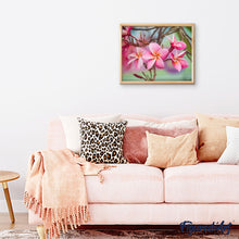 Charger l'image dans la galerie, peinture par numéros | Fleurs de Frangipanier | fleurs, intermédiaire | FiguredArt