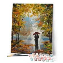 Charger l'image dans la galerie, peinture par numéros | Couple en Forêt | complexe, paysages, romantique | FiguredArt