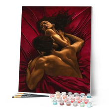 Charger l'image dans la galerie, peinture par numéros | Enlacés | intermédiaire, nu, romantique | FiguredArt