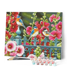 Charger l'image dans la galerie, peinture par numéros | Oiseaux perchés | animaux, fleurs, intermédiaire, oiseaux | FiguredArt