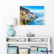 Charger l'image dans la galerie, peinture par numéros | Sur la Côte Amalfitaine | complexe, paysages | FiguredArt