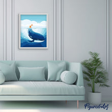 Charger l'image dans la galerie, peinture par numéros | Baleine bleue | animaux, baleines, facile, france, poissons | FiguredArt