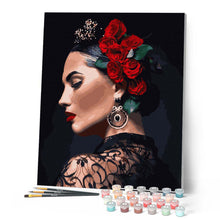 Charger l'image dans la galerie, peinture par numéros | Femme espagnole | france, intermédiaire, portrait | FiguredArt