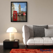 Charger l'image dans la galerie, peinture par numéros | Cabine téléphonique à Londres | facile, france, ville | FiguredArt