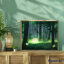 Charger l'image dans la galerie, peinture par numéros | Lune en Forêt | Complexe, forêt, paysages | FiguredArt