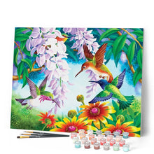 Charger l'image dans la galerie, peinture par numéros | Les oiseaux et les Fleurs | animaux, fleurs, Intermédiaire, oiseaux | FiguredArt