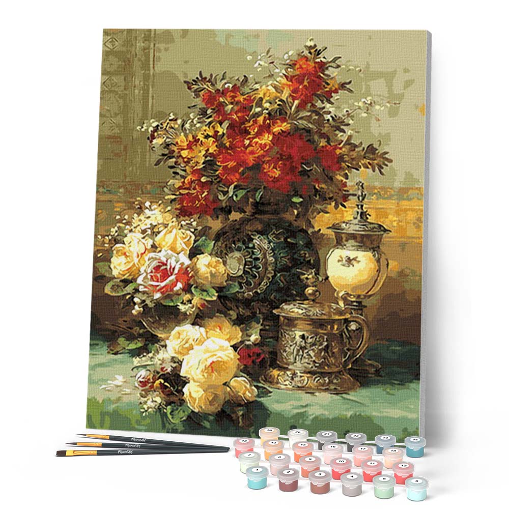 Maysurban Peinture Par Numéros Pivoine 40x50cm - Kit DIY Pour Adultes Et Enfants Maysurban Peinture Par Numéros Pivoine 40x50cm - Kit DIY Pour Adultes Et Enfants