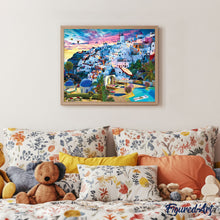 Charger l'image dans la galerie, peinture par numéros | Ville en Méditerranée | Complexe, ville | FiguredArt