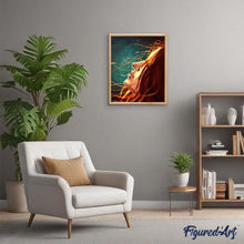 Charger l'image dans la galerie, peinture par numéros | Femme dans le vent | Facile, portrait | FiguredArt