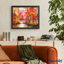 Charger l'image dans la galerie, peinture par numéros | Couleurs d’automne | forêt, Intermédiaire, paysages | FiguredArt