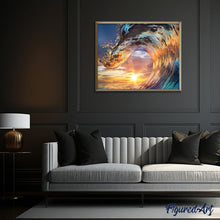 Charger l'image dans la galerie, peinture par numéros | Dans la vague | Intermédiaire, paysages | FiguredArt