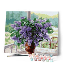 Charger l'image dans la galerie, peinture par numéros | Lilas pourpre | fleurs, intermédiaire | FiguredArt