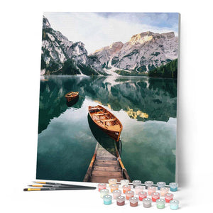 Peinture Par Numéro Adulte Chalet Au Bord Du Lac - Activité Manuelle Kit De Loisir Créatif Diy Peinture Par Numéro Adulte Chalet Au Bord Du Lac - Activité Manuelle Kit De Loisir Créatif Diy