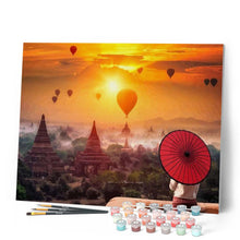 Charger l'image dans la galerie, peinture par numéros | Vacances au Cambodge | Complexe, paysages | FiguredArt