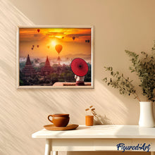 Charger l'image dans la galerie, peinture par numéros | Vacances au Cambodge | Complexe, paysages | FiguredArt