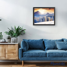 Charger l'image dans la galerie, peinture par numéros | forêt blanche | Complexe, hiver, paysages | FiguredArt