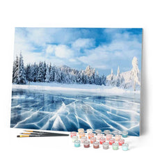 Charger l'image dans la galerie, peinture par numéros | Paysages de Glace et Neige | hiver, Intermédiaire, paysages | FiguredArt
