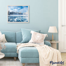 Charger l'image dans la galerie, peinture par numéros | Paysages de Glace et Neige | hiver, Intermédiaire, paysages | FiguredArt