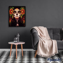 Charger l'image dans la galerie, peinture par numéros | Visage et Fleurs | france, Intermédiaire, paysages, portrait | FiguredArt