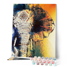 Charger l'image dans la galerie, peinture par numéros | Eléphant d’Asie | animaux, Complexe, france, éléphants | FiguredArt