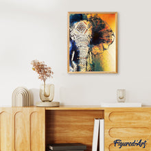 Charger l'image dans la galerie, peinture par numéros | Eléphant d’Asie | animaux, Complexe, france, éléphants | FiguredArt