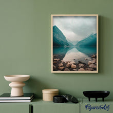 Charger l'image dans la galerie, peinture par numéros | Lac mystérieux en Montagne | Complexe, paysages | FiguredArt