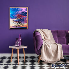 Charger l'image dans la galerie, peinture par numéros | Arbre et couleurs du ciel | arbres, france, Intermédiaire, paysages | FiguredArt