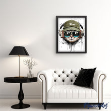 Charger l'image dans la galerie, peinture par numéros | Chat reste cool | animaux, chats, france, Intermédiaire | FiguredArt