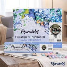 Charger l'image dans la galerie, peinture par numéros | Chat reste cool | animaux, chats, france, Intermédiaire | FiguredArt