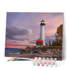 Charger l'image dans la galerie, peinture par numéros | Grand phare | Intermédiaire, paysages | FiguredArt