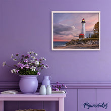 Charger l'image dans la galerie, peinture par numéros | Grand phare | Intermédiaire, paysages | FiguredArt