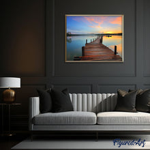 Charger l'image dans la galerie, peinture par numéros | Chemin sur l’eau | Complexe, france, paysages | FiguredArt