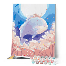 Charger l'image dans la galerie, peinture par numéros | Baleine mignonne | animaux, baleines, Facile | FiguredArt