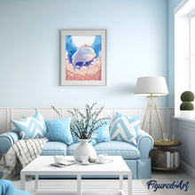 Charger l'image dans la galerie, peinture par numéros | Baleine mignonne | animaux, baleines, Facile | FiguredArt